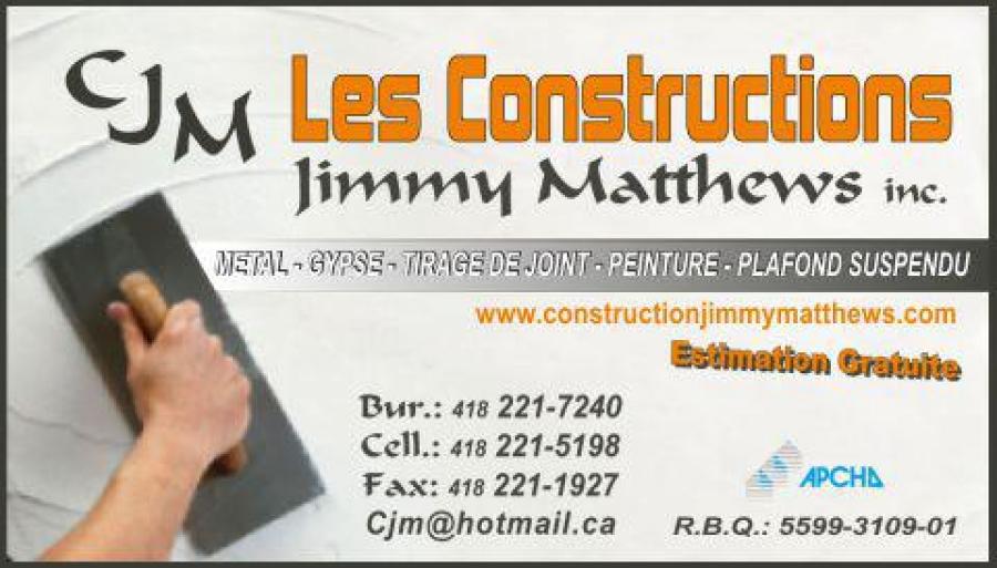CONSTRUCTIONS JIMMY MATTHEWS INC Logo